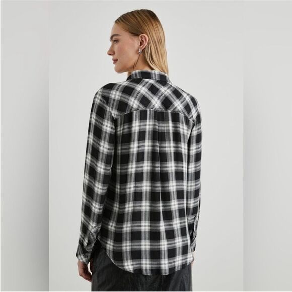Rails NWT Hunter Plaid Shirt in Midnight Snow Size XS - Picture 3 of 8
